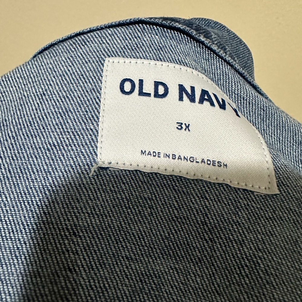 Old Navy women’s Jean jacket 3XL - Picture 6 of 9